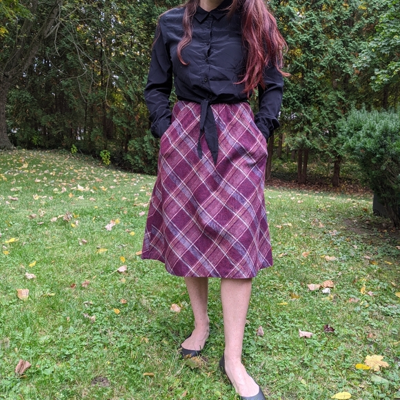 Vintage Dresses & Skirts - 💐3/$25 Vintage Plaid Skirt